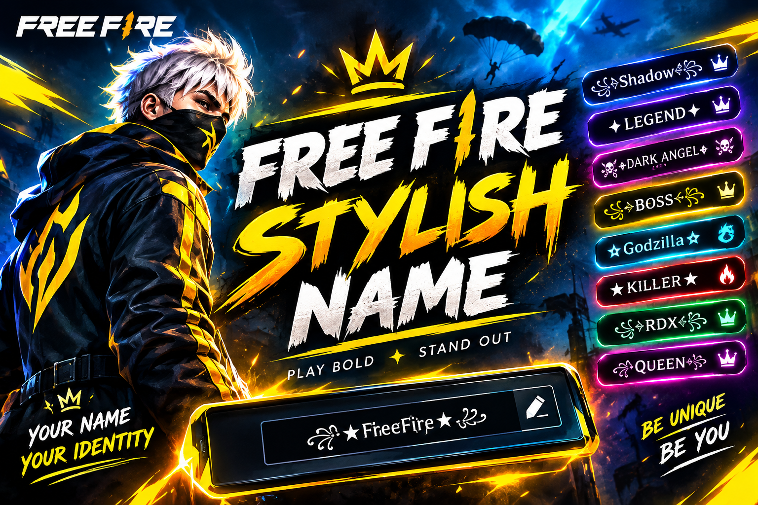 Free Fire Stylish Name