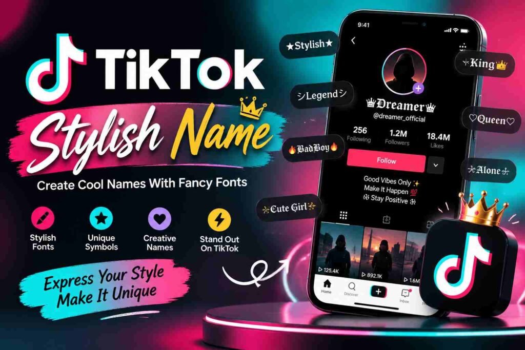 TikTok Stylish Name