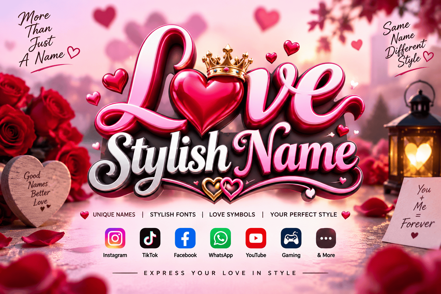 Love Stylish Name