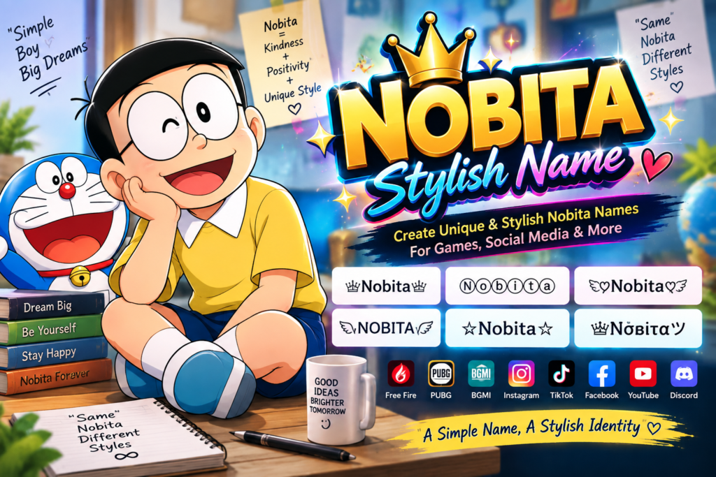 Nobita Stylish Name