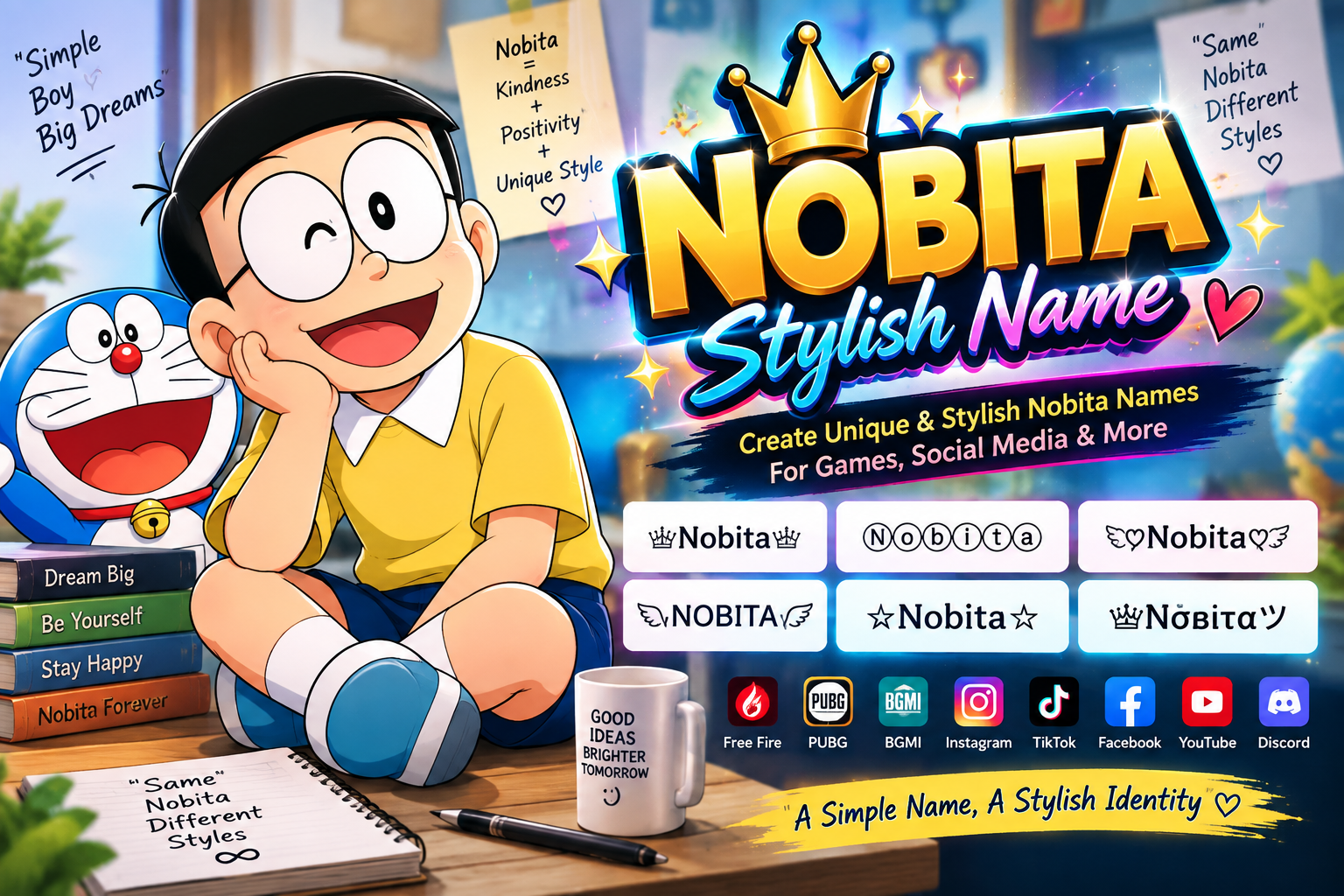 Nobita Stylish Name