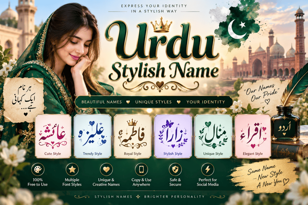 Urdu Stylish Name