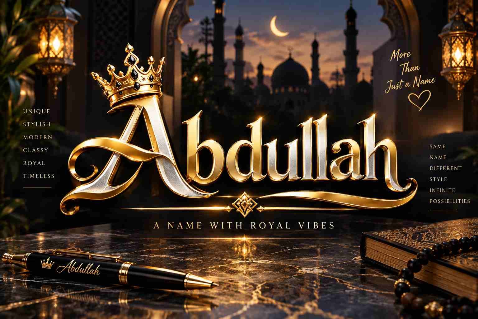 Abdullah Stylish Name