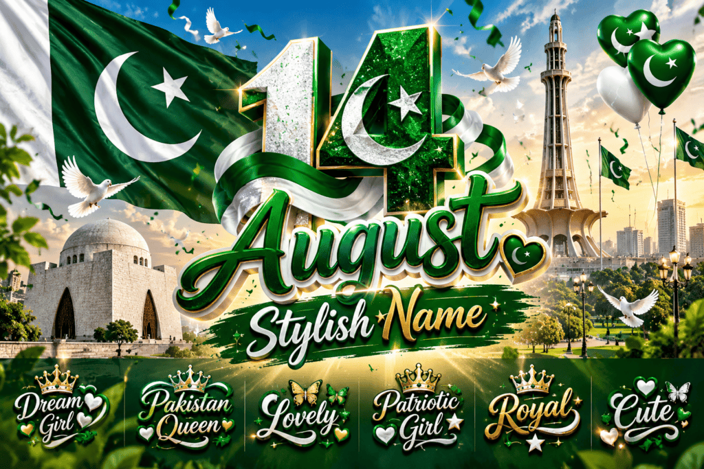 14 August Stylish Name
