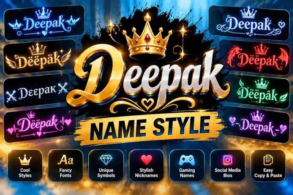 Deepak Name Style