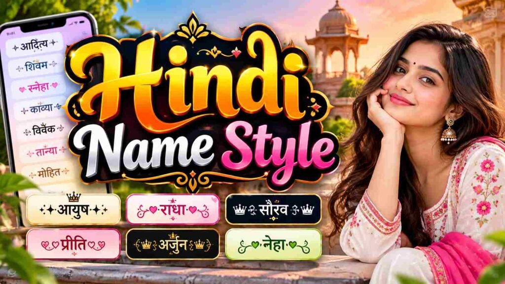 Hindi Name Style