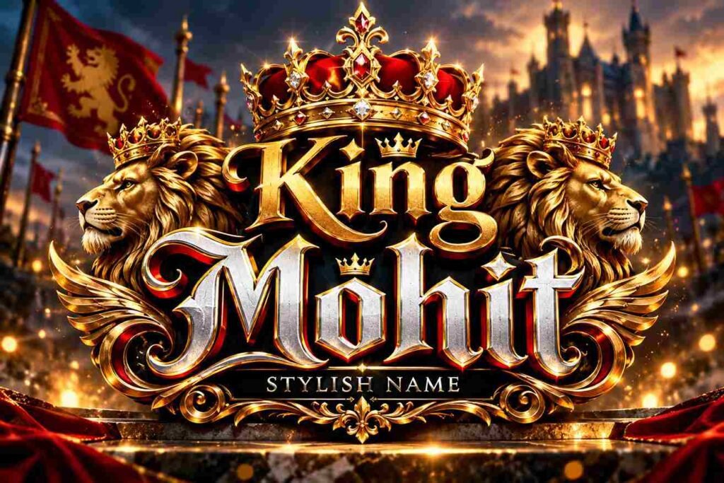King Mohit Stylish Name