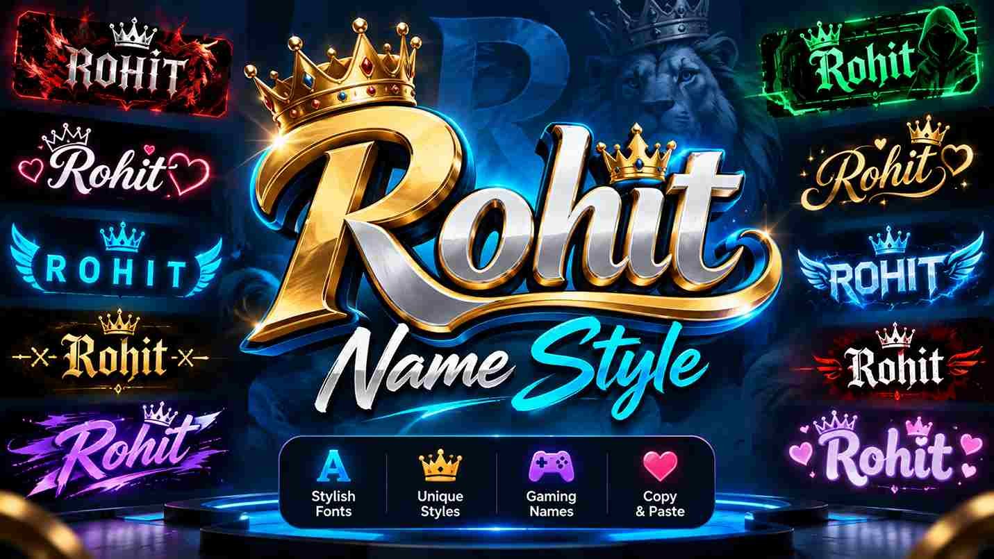 Rohit Name Style