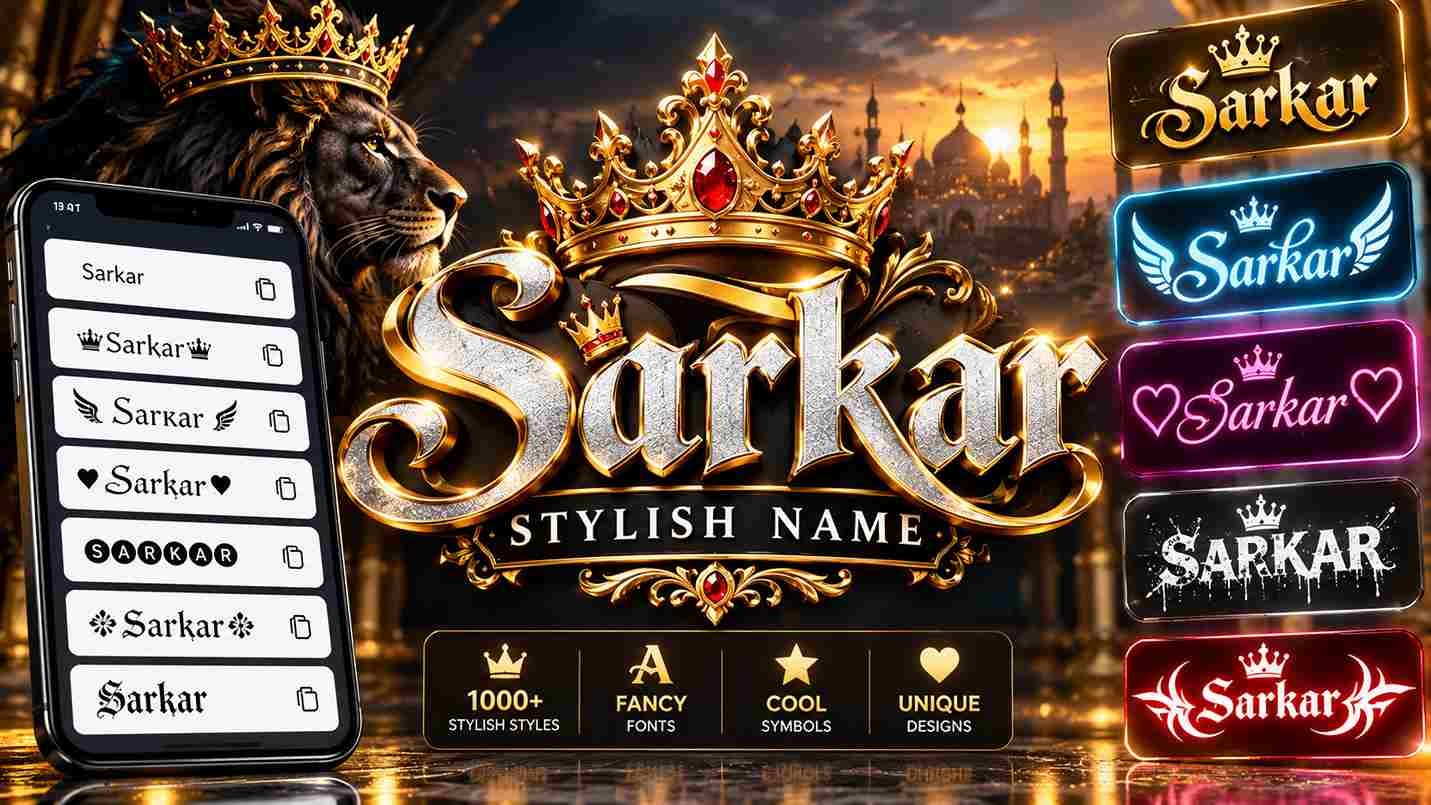 Sarkar Stylish Name