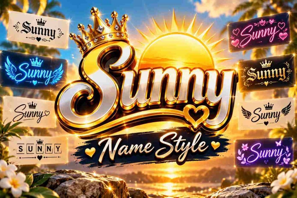 Sunny Name Style