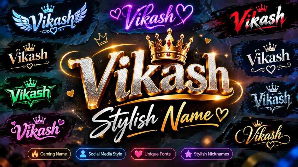 Vikash Stylish Name