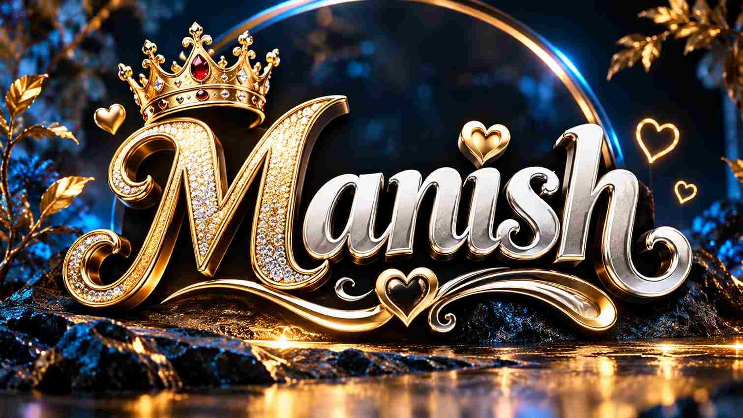 Manish Name Style